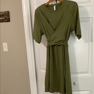 Lululemon faux wrap dress 10
